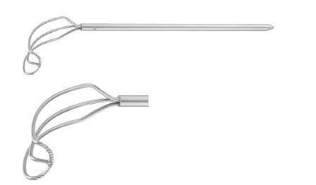 ХАРТ XS ПЕРЕДСЕРДНИЙ ГАЧОК ЖОРСТКИЙ ПО КУЛІ, 240 мм, глибина щелепи: 60 мм, ширина щелепи: 20 мм